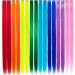 16 PCS Colored Clip in Hair Extensions Colorful Party Highlights Hair Synthetic Hairpieces Rainbow Hair Accessories for Women Girls 8 Colors (Straight)