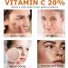 Vitamin C Serum For Face 20% Vitamin C Serum With Hyaluronic Acid For Collagen Boost Anti-Wrinkle Anti-Aging Dark Circle Sun Damage Brighten Hydrate Face Serum - Buy Online on GoSupps.com