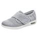 Yytcsjz Diabetic Wide Fit Memory Foam Slippers Unisex Adjustable Surgical Orthopaedic Shoe Non-Slip Fattening and Widening for Diabetic and Edema Elderly (Color : Light Grey Foot Length : 27cm) 27cm Light Grey