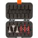 Allen Company Titan Broadhead Box & Caddy - Holds 6 Broadheads - Up to 1-3/8 Width - Gray/Orange - One Size - Buy Online on GoSupps.com