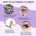 Lash Clusters Individual Wispy Eyelash Extensions 260 PCS - 3D Natural Fluffy Clusters 40D 9mm - DIY at Home - Q40D-9mm - Buy Online on GoSupps.com