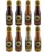 Buffalo Wild Wing Sauce Variety 8 Pack- Garlic Parmesan Wing Sauce, Mango Habanero Sauce, Nashville Hot Sauce, Asian Zing Sauce, Medium, Spicy Garlic, Honey BBQ, and Hot Buffalo Wild Wings Sauces.