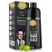 400ml Black Hair Shampoo MQUPIN Shampoo Herbal Hair Color Smooth and Shiny 2 in 1 black hair dye shampoo Instant Hair Color Semi-Permanent Full Coverage Gentle Hair Color for Men and Women