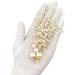Pearl Bridal Hair Clips - 2pcs Gold Vine Wedding Hair Accessories - Buy Online on GoSupps.com