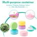 6 x Leak-Proof Macaroon Cosmetic Containers - Travel Storage (10ml) | Perfect for International Shipping - Buy Online on GoSupps.com