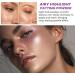 Highlighter Make Up Powder Waterproof Lightening Powder Waterproof Smooth 9g Highlighter Makeup for Cheeks Face Hair for Daily and Festivals Pink - Buy Online on GoSupps.com