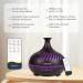 Zovhyya 500ml Aroma Diffuser & Mini Humidifier - 7 Colors Remote Control Quiet Operation 4 Timer Settings - Perfect for Living Room & Essential Oils - Buy Online on GoSupps.com