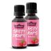 GymQueen Tasty Drops Raspberry 2x30ml Flavour Drops without calories Raspberry 30 ml (pack of 2)