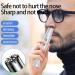 Shakven Ear Hair Trimmer For Men | Eyebrow Trimmer For Men | 2 In 1 Rechargeable Hair Trimmer For Face Foot Hand Beard And Ear Hair Easy Cleansing White Nose Hair Device + Razor - Buy Online on GoSupps.com