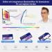 DOOViC Blue Light Filter Reading Glasses - Half Frame & Rimless 1.25x Magnification for Eye Protection - Buy Online on GoSupps.com