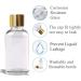 Zenvista 5 Pack Clear Glass Round Bottles 30ml with Golden Screw Cap - Perfect for DIY Supplies Essential Oils Serums & Perfumes | ZMG09 - Buy Online on GoSupps.com