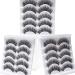 Preliked 5 Pairs Long-Lasting 3D Mink Lashes for Party Makeup - Curling Fake Eyelashes for Comfortable & Glamorous Look - Buy Online on GoSupps.com