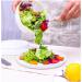 Salad Cutter Bowl Fruit and Vegetable Dice Set Vegetable Drain Bowl Upgraded Juice Making and Salad Making Fresh Salad Slicer Approved for Use in Kitchen White  - Buy Online on GoSupps.com