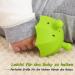 Bite Ring Baby | Umbrella Bite Ring with Suction Foot | BPA-Free Silicone Teething Toy for Boys & Girls | Safe & Durable Green Chicken Tool - Buy Online on GoSupps.com