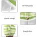 Green Stripe Hair Towel 2 Pack - Super Absorbent Quick Dry Hair Turbans for Women & Girls | Fast International Shipping - Buy Online on GoSupps.com