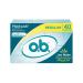 o.b. Tampons | Non-Applicator Tampon Unscented | Regular Tampons 40ct