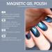 Magnetic Nail Polish Black Gloss | Nails with a fine sheen and a glossy effect on a water-based formula that dries quickly for a trendy manicure for everyday life and the season - Buy Online on GoSupps.com