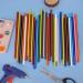 ENPOINT 8 Colored Hot Glue Sticks - 0.27 x 8 Mini Size Bulk Adhesive Sticks for Crafting & Repair - 36 Pack - Buy Online on GoSupps.com