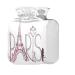 Tower Eiffel Tower Paris hot water bottle with cover 1 l small hot water bag for pain relief bed with hand and feet without BAP-free