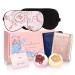 19 Momme 100% Pure Mulberry Silk Sleeping Eye Masks and Passport Holders for Wedding Gifts Honeymoon Gifts for Newlywed Wedding Gifts for Couples Just Married Gifts for Travel Luxury