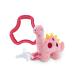 Dr. Brown's Baby Lovey Pacifier Holder & Teether Clip with Pink HappyPaci and Flexees Ergonomic Teether 100% Silicone