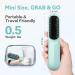 Cordless Hair Straightener Brush - Webeauty Negative Ion Mini Travel Straightener for Women Fast Heating USB Rechargeable Dual Voltage Blue Green - Buy Online on GoSupps.com