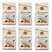 Tre Marie Pack of 6 Tre Marie Ancora Uno Cioccolato en frolla Krumiro biscuits filled with chocolate made with ground flour and crunchy chocolate 100% Italian biscuits 300g