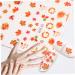 Autumn Nail Stickers Fall Nail Stickers Autumn Maple Leaves Pumpkin Turkey Nail Art Stickers Thanksgiving Themed Water Transfer Nail Decorations 12 Sheets/Set Fall Nail Decals - Buy Online on GoSupps.com
