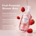 Kustie Strawberry Body Wash with Real Fruit Seeds Gentle Exfoliating & Hydrating Shower Gel for Dry Rough & Blemish-Prone Skin Fruity Milk Perfume Scent Natural Extracts 16.9 fl oz - Buy Online on GoSupps.com