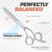 Fagaci Professional Hairdressing Shears - 6 Effilator Scissors 440C Steel Ultra Sharp & Durable | Smooth Cutting & Thinning Shears for Stylists - Buy Online on GoSupps.com