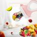 Baby Food Feeder Fresh Food - 2 Pack Fruit Feeder Pacifier Set | Silicone Pacifiers & Teething Toy | Baby Food Dispensing Spoon | Teether Feeding Set (Light Pink) - Buy Online on GoSupps.com