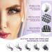 Qeelasee DIY d Curl Eyelash Clusters - 144pcs Natural 0.07 50D Wispy Volume Lashes (8-18mm) - Perfect for Stunning Looks - Buy Online on GoSupps.com