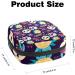 Buy Women's Bonds Storage Pockets Stillpad Halter - Colorful Day of Dead 3 Portable Period Kit Bag | Feminine Product Bag for Women & Girls - Buy Online on GoSupps.com