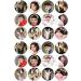 24 x Audrey Hepburn - Classic 4.4cm Edible Wafer Card Disc Cupcake Toppers (NOT PRE Cut) - Buy Online on GoSupps.com