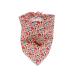 Unique Style Paws 1Pcs Dog Sandanas Washable Cotton Quadrat Latz adjustable dog towel for small medium-sized dogs and cats S pumpkin