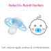 MAM Perfect Baby Pacifier 6-16 Boy Pack of 2 Blue - Developed with Dental Experts - Buy Online on GoSupps.com