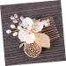 Ipetboom 1pc Tiara Headpiece for Bride Hair Comb Bride Headpieces for Wedding Headwear for Women Bridal Comb Women Hair Accessory Bride Insert Comb Headgear Leaf Miss Accessories - Buy Online on GoSupps.com