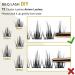 Buy BQ Lash Single Eyelash Clusters - Colored DIY Eyelash Extensions (B41 B02 B09) - 72 Individual Lashes for Home Use - Buy Online on GoSupps.com