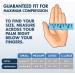 Dr. Frederick's Original Arthritis Gloves - Compression for Pain Relief - Medium Gray (1 Pair) - Buy Online on GoSupps.com