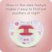 NUK Glow-in-The-Dark Orthodontic Pacifiers 0-6 Month - Zebra Print (Pack of 2) | Shop Now - Buy Online on GoSupps.com
