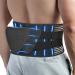 Back Support Brace for Men - Back Brace for Lower Back Pain Women - Adjustable Back Support Belt With Lumbar Pad Large Size