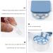 Exceart Mini Lens Container - Automatic Lens Cleaning System & Travel Case with Tweezers (Blue) | Optimize Your Lens Care - Buy Online on GoSupps.com