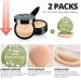 Mushroom Head Air Cushion CC Cream Set - 2PCS BB Cream Face Makeup for Mature Skin | Moisturizing Concealer & Long-Lasting Foundation in Ivory - All Skin Types - Buy Online on GoSupps.com