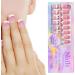 Fake Nails with White Tips Artificial Full French Nails for Women - Makeup Supplies for Gathering Wedding Dating Home Traveling Skoulazeo 03 - Buy Online on GoSupps.com