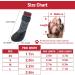 Mihachi Dog Socks Rubber Sole Paw Protectors - Anti-Slip Waterproof Boots for Winter (Large, 4 Count) - Buy Online on GoSupps.com