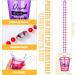 Hicarer 12 Pcs Shot Glass Beaded Necklace Pack - Naughty Bachelorette Party Favors for Adults and Teens - 6 Styles - Buy Online on GoSupps.com