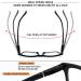 5 Pack Blue Light Blocking Reading Glasses - Square Fashion Computer/Gaming TV Glasses (5C A 1.75) - Buy Online on GoSupps.com