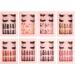 Faux Mink Lashes Manga Lashes Natural Look False Eyelashes with French Tip Press On Nails Coffin False Nails Set Full Cover Press On Nails SET71 - Buy Online on GoSupps.com