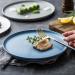 Serving Plates Frosted Dining Plate Round Home Kitchen Restaurant Cafe Dining Plate Dessert Plate Dining Plate Steak Plate Ceramic Simple Flat Plate for Appetizer Dinner and Desserts (Color : 005 Medium 005 - Buy Online on GoSupps.com