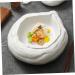 Cabilock Salad Bowl Household Food Bowl Kitchen Supplies Ceramic Dessert Bowl Ceramics Hotel Delicate 15.50X14.00X6.00CM As Shown - Buy Online on GoSupps.com